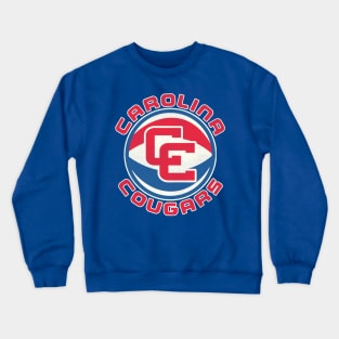 Defunct Carolina Cougars Basketball Warm-Up Crewneck Sweatshirt